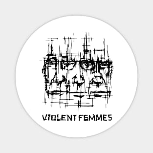 Violent Femmes Retro Magnet